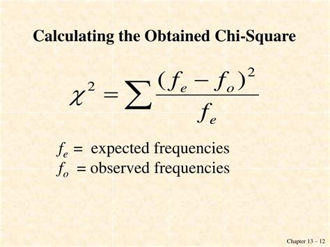 Ppt Chapter 13 The Chi Square Test Powerpoint Presentation Free Download Id521349