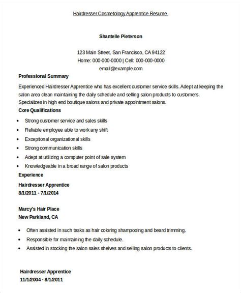 Cosmetology Resume Objective Resume Best