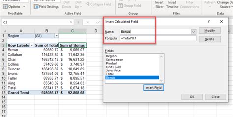 Add A Calculated Field In A Pivot Table In Excel Google Sheets