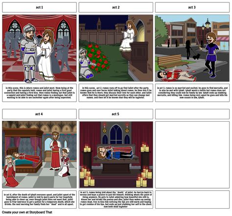 Romeo And Juliet Storyboard By 6c2c2f66