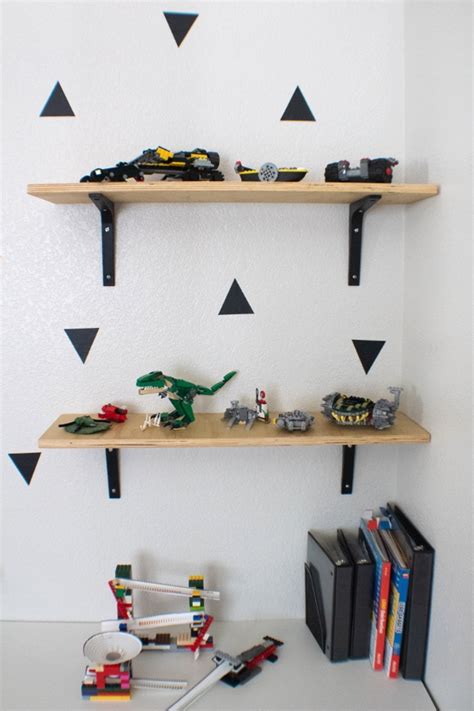 DIY Lego Room Shelves for less than $10 - Happy Joyful Home