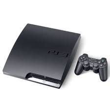 Console PS3 Slim Desbloqueado 20 Jogos E 1 Controle Seminovo JF GAMES