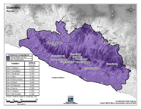 Mapa De Guerrero