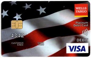 Bank Card: Wells Fargo Debit - American Flag (Wells Fargo, United ...