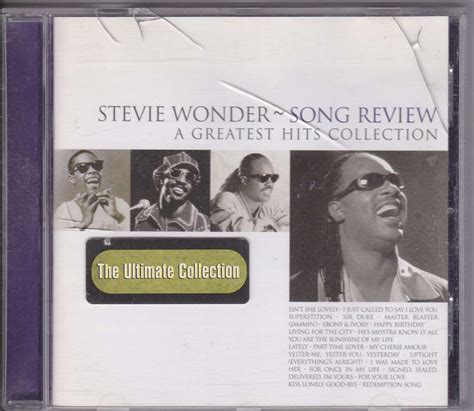 Stevie Wonder Song Review A Greatest Hits Collection Cd