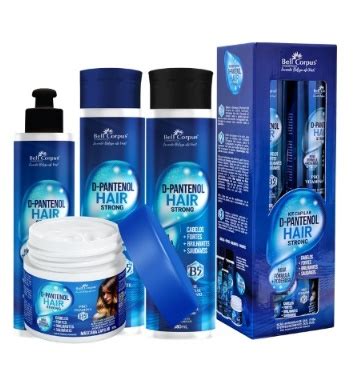 Kit D Pantanol Hair 4 Itens Bell Corpus Precinho Bacana