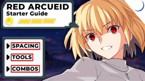 RED ARCUEID STARTER GUIDE MELTYBLOOD TYPE LUMINA Learning Her Tools