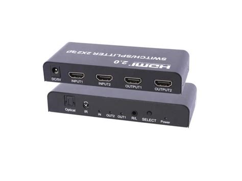 Axgear X Hdmi Ver K True Matrix Switch Splitter In Out