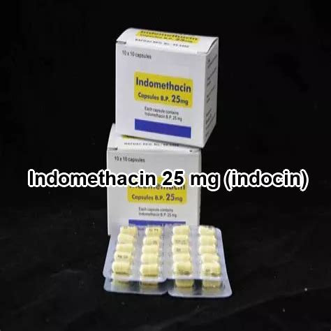 Indomethacin capsules bp 25 mg