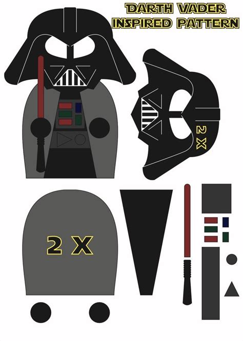 Star Wars Felt Crafts Darth Vader Paper Craft Kit