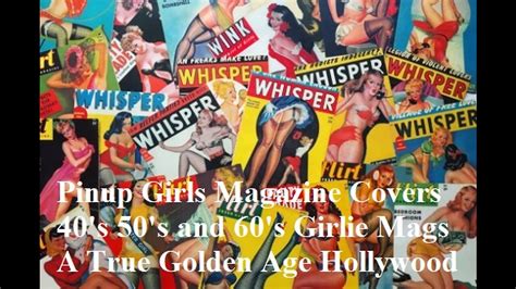 Pinup Girls Magazine Covers 40s 50s And 60s Girlie Mags Golden Age Of Hollywood