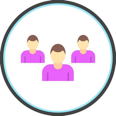 Collaborative Flat Circle Icon 39413157 Vector Art At Vecteezy