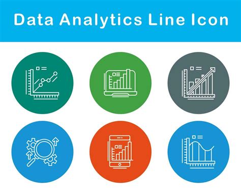 Data Analytics Vector Icon Set 20652179 Vector Art At Vecteezy