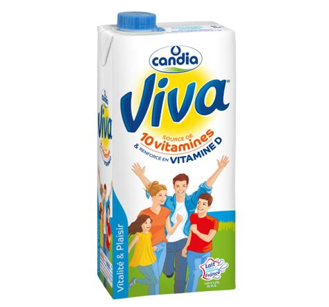 Lait Viva Mg Uht Brique L Candia Sodiaal Professionnel