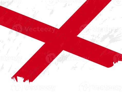 Grunge Style Flag Of Alabama 42541717 Png