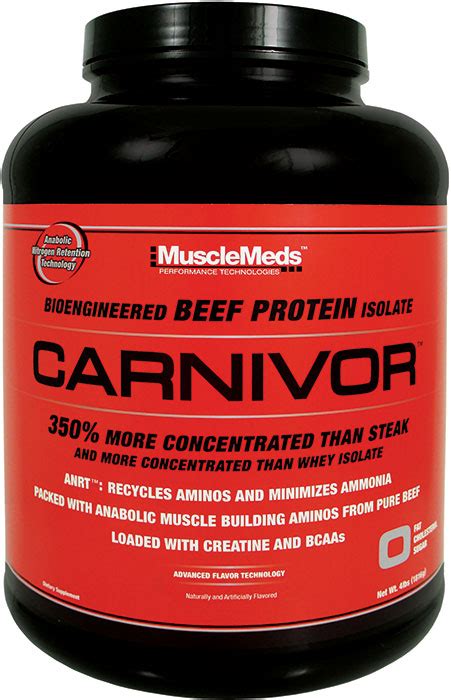 Musclemeds Carnivor Beef Protein Isolate 4 Lb