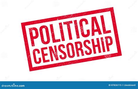 Rubber Political Correctness Stamp And Rainbow Net Silence Smiley Cartoon Vector Cartoondealer