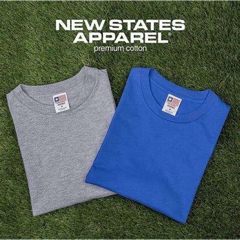 Jual Kaos Polos New States Apparel Premium Tee Style Cotton Combed