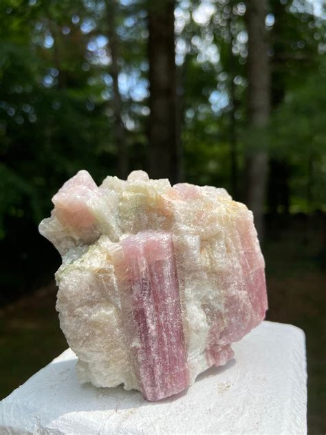 Pink Tourmaline Raw Pink Tourmaline Tourmaline Raw Etsy