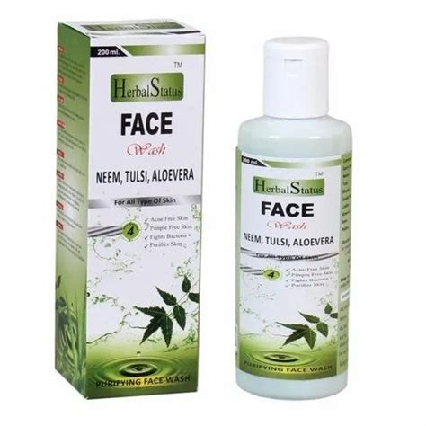 Conch Green Herbal Neem Tulsi Aloe Vera Herbal Status Face Wash Age Group Adults Packaging