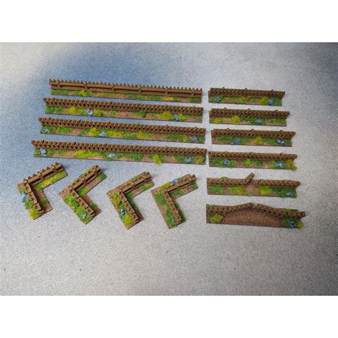 Mdf Ruined City Set 15mm 19 Items Bolt Action W40k Terrains4games