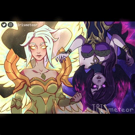 Kayle and Morgana fanart made by me! @irismeteor on instagram : r ...