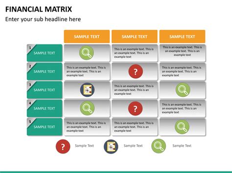 Powerpoint Financial Matrix Sketchbubble