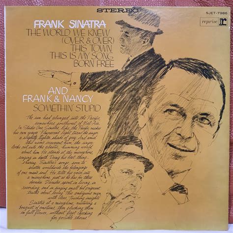 Frank Sinatra Born Free The World We Knew Japan Press Vinyl Record