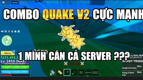 Combo Quake V Electric Claw Spikey Trident Blox Fruit Youtube