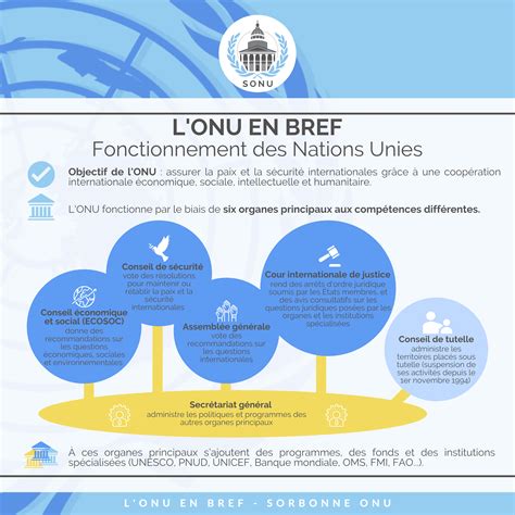 Infographies Présentation De Lonu Sorbonne Pour Lorganisation Des