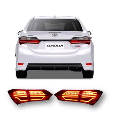 Par Lanterna Traseira Led Toyota Corolla Em Promo O