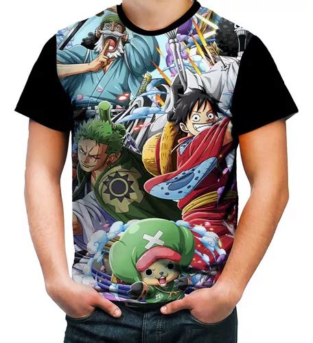 Camiseta Camisa One Piece Luffy Rei Dos Piratas Anime 16 Parcelamento