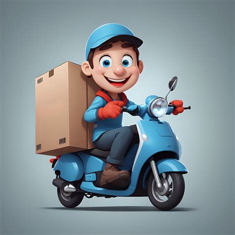 Download Delivery, Man, Cartoon Character. Royalty-Free Stock Illustration Image - Pixabay