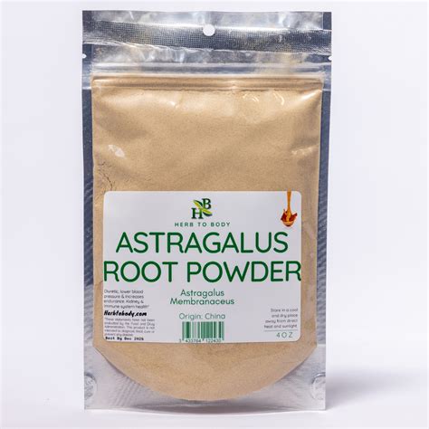 Astragalus Root Powder Herb To Body