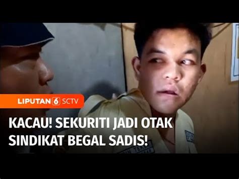 Petugas Keamanan Salah Satu Bank Ternama Terlibat Aksi Begal Sadis Di