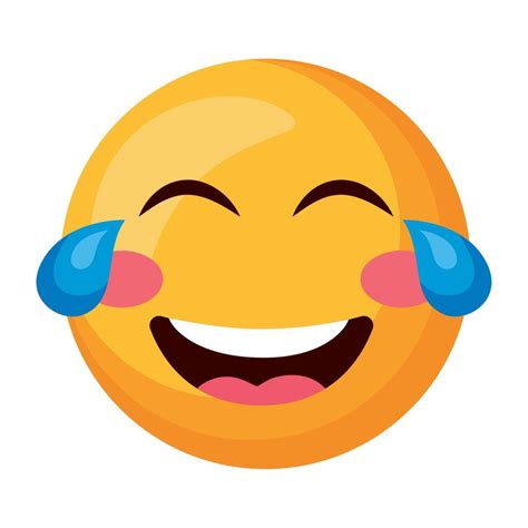 Carita De Emoji De Risa Vector En Vecteezy