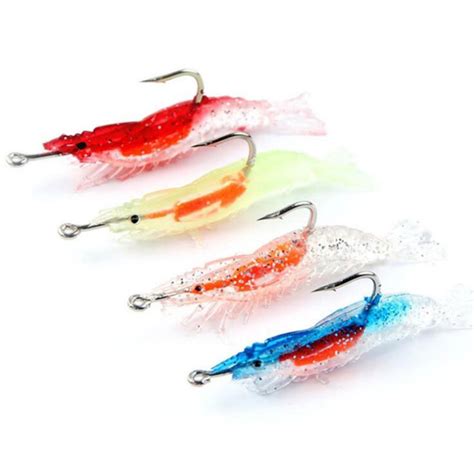 In Stock ICOLOUR Hooked Bionic Shrimp With Luminous Type Package