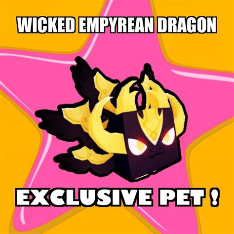 Wicked Empyrean Dragon Exclusive Pet Simulator X