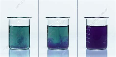 Calcium Oxide Reacts With Water Stock Image C039 1305 Science