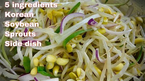 Mung Bean Sprouts Salad Sukju Namul Muchim Easy Korean Style Recipe