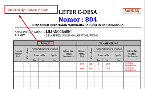 Detail Cara Mengurus Surat Tanah Petok D Ke Shm Koleksi Nomer