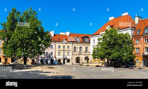 Warsaw Mazovia Poland Colorful Renovated Tenement