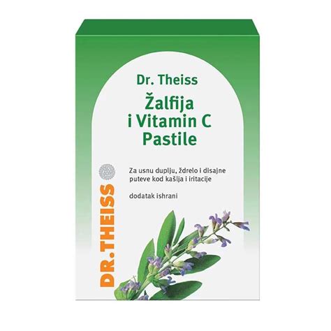 DR THEISS HERBALSEPT PASTILE ZALFIJA VIT C 24X Apoteka Flos