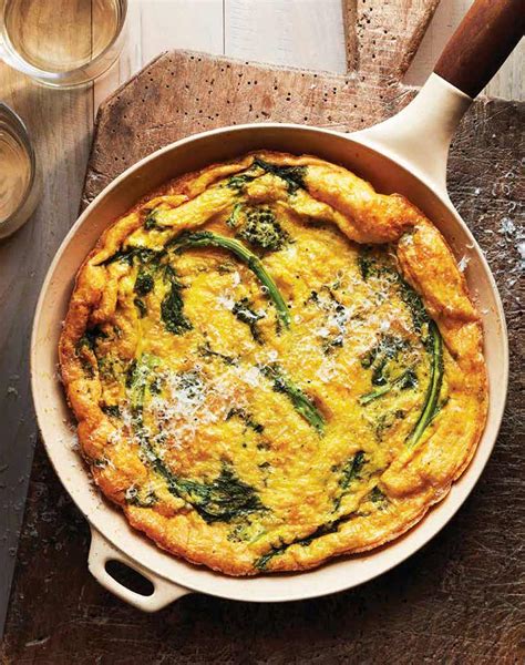 Frittata With Broccoli Rabe And Sheep Cheese Fit Bottomed Girls