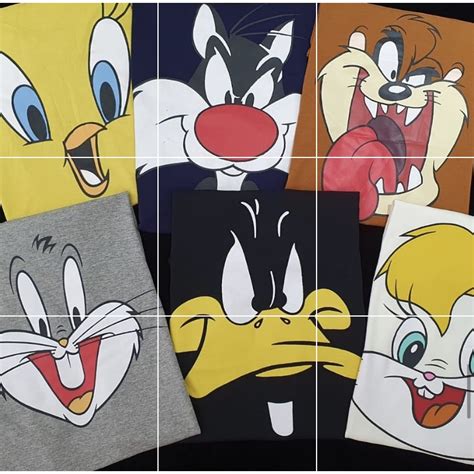 Camiseta Tshirt Looney Tunes Personagens Piu Piu Frajola