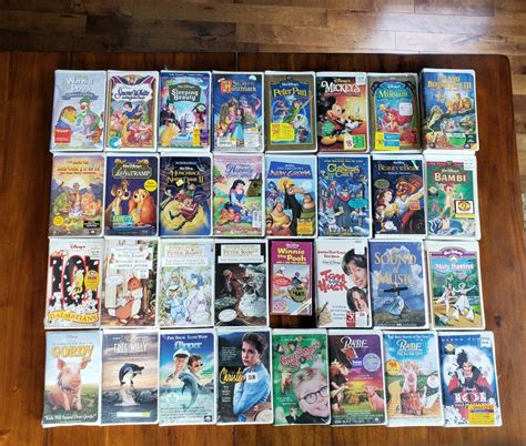 UPDATED PICK 1 Sealed Disney VHS Clamshell New Old Stock Walt Etsy