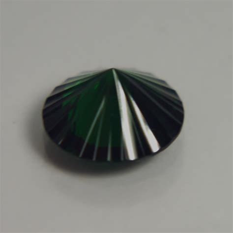 Concave Cut Deep Green Tsavorite Garnet Kenya Carats Gl Litnon