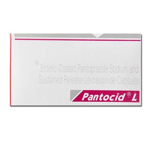 Pantocid L Capsules Ak Medical Hall