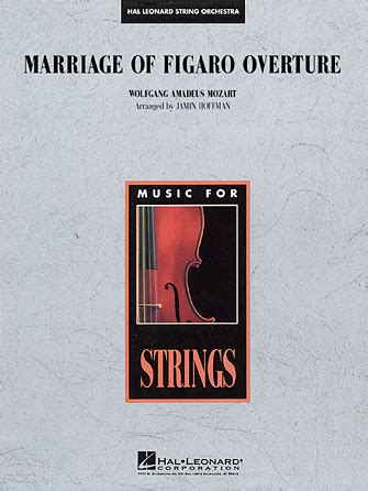 Marriage of Figaro Overture (Sheet Music) Music for String Orchestra (4490590) by Hal Leonard