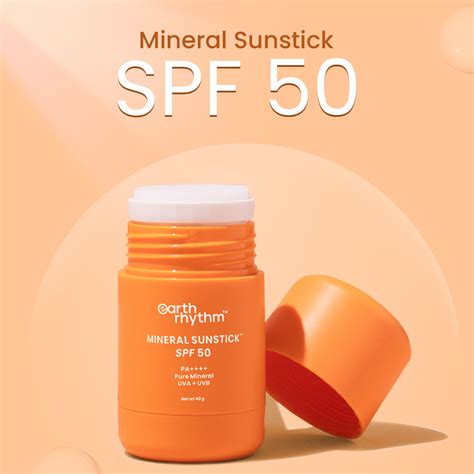 Earth Rhythm Sunstick Spf 50 Mineral Sunscreen Stick